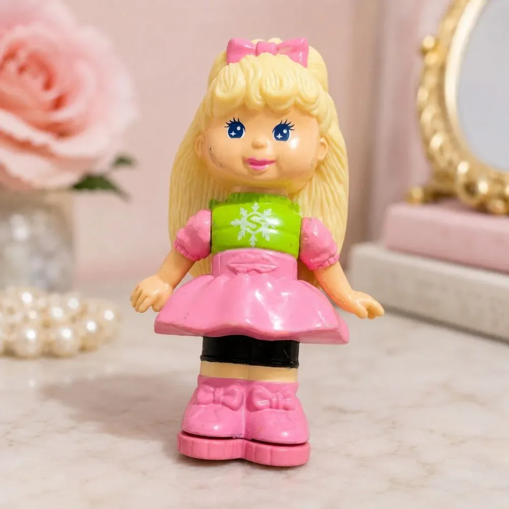 Vintage 1993 McDonalds Sally Secrets Paper Punch Doll Mattel Happy Meal Toy